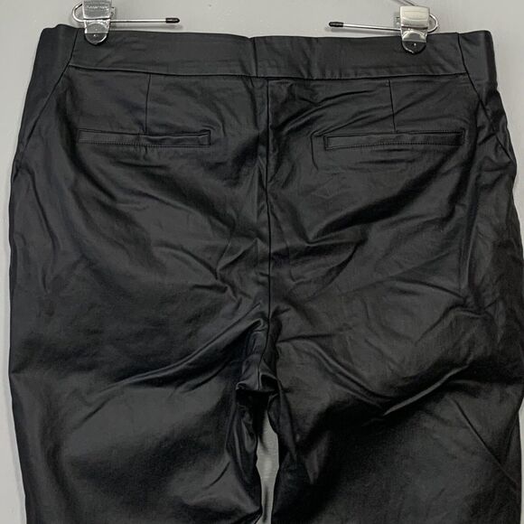 Maurices Pants Plus Size 20W Black Vegan Leather Party Biker Rave Indie Sleaze - Picture 4 of 7